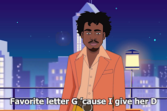 create cartoon music video animation 2d music video 2d anime style 2d animation