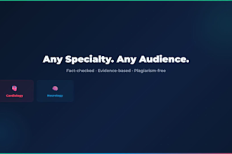 write medical scripts and research content for health creators