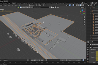 create a custom kart circuit for kart racing pro