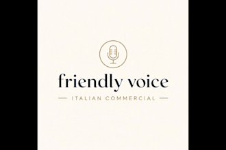 be the italian female voice for your commercials