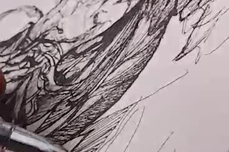 create a hand drawn sketch illustration for you