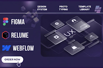 build webflow site using relume library, webflow design figma expert