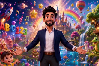 create ai pixar animation, 3d nursery rhymes and learning videos