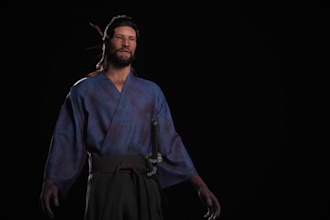 create realistic aaa 3d game characters for unreal engine with pbr textures