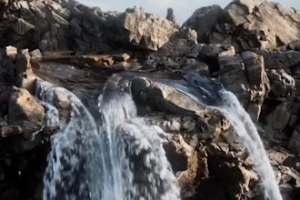 do 3d water simulation and fluid dynamics with vfx effects for games, animation