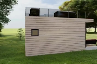 design small house 3d rendering using sketchup and lumion