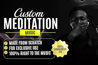 create a custom meditation music for commercial use