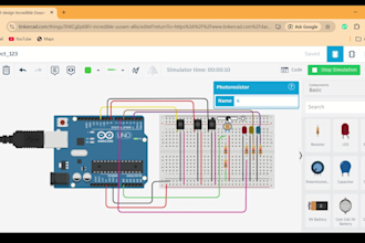 do arduino programming and circuit simulation in tinkercad