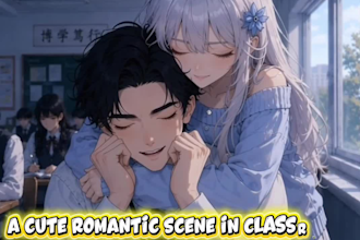 do cinematic 2d cartoon animation and romantic story videos