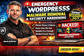 emergency wordpress malware removal and security hardening