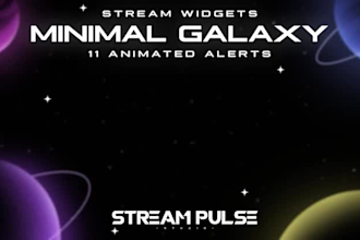 do twitch stream overlay, starting soon screens, gaming intro, yt animated logo