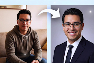 professional business headshots from your casual photos