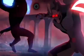 2d japanese anime style fighting animation, frame by frame animation scene