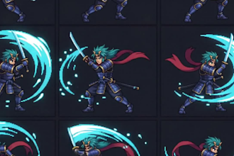 do pixel art animation 2d sprite sheet pixel character animation 8bit rpg maker