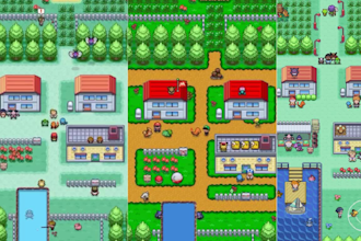 do pixel art tileset background sprite sheet rpg map 2d top down game assets