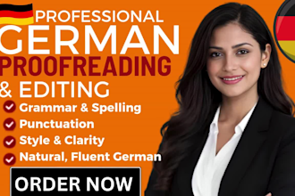 proofread your german text for errors and edit it