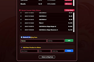 develop custom python billing software pos and ai assistant