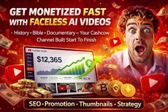 do ai history documentary bible video for youtube automation cashcow channel