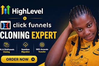 migrate website to go high level and clone clickfunnels 2 0