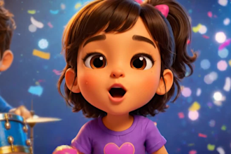 kids learning video animation for kids, kids learning video