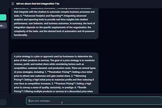 custom ai chatbot development with python django and react