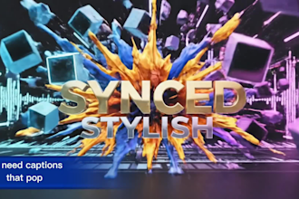 add stylish synced captions to your social media videos