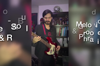 record bass guitar for indie rock alt rock funk r and b or po