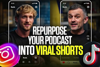repurpose podcast and long videos into shorts
