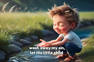 create animated christian kids lyric videos with fun and engaging visuals