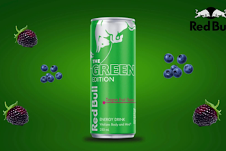 create 3d beverage and soft drinks animation video