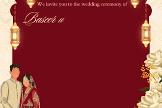 create canva animated wedding invitation video