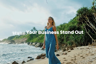 create  promotional video ads  for marketing commercial