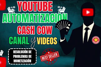 crear ingles y espanol youtube automatizacion cash cow canal, sin rostro videos