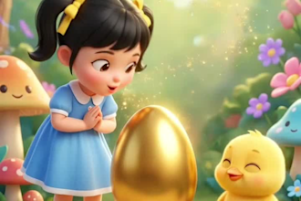 create a cute 3d animated nursery rhyme video for kids