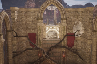 design 3d game environment, 3d scene, level design, game map and game assets