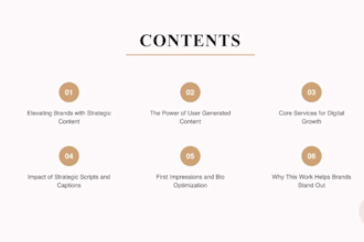 create ugc script, viral caption and instagram bio for your brand