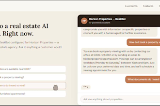 build a custom ai chatbot for your business website