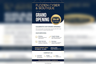 design salon flyer, business flyer and spa poster