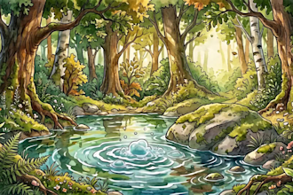 make a watercolor storybook music loop for your song