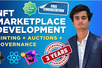 build nft marketplace with minting and trading features