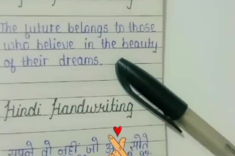 write beautiful hindi and english handwriting