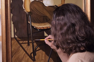 hand paint a lifelike oil portrait for you