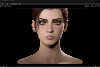 create 3d game character models for unreal engine 5