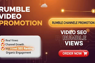 organic rumble promotion, rumble channel, rumble views, rumble video promotion
