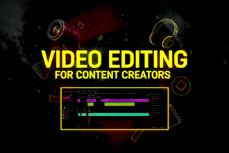 edit videos for content creators