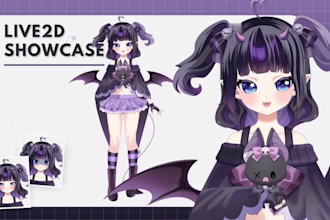 add expressions and physics to your live2d vtuber model