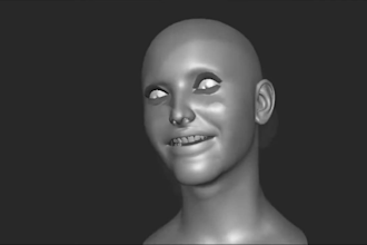 human replicated avatar,talkinghead,rig3d for three js app,glb,50plus arkit, tts