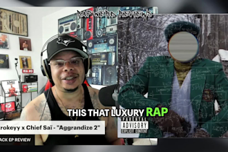 react to your rap album on youtube