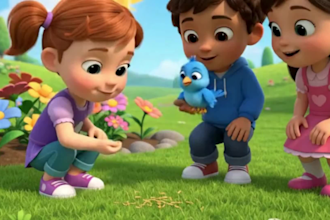 compose and produce kids music, nursery rhymes, and children songs