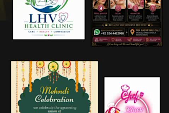 design canva poster and flyers